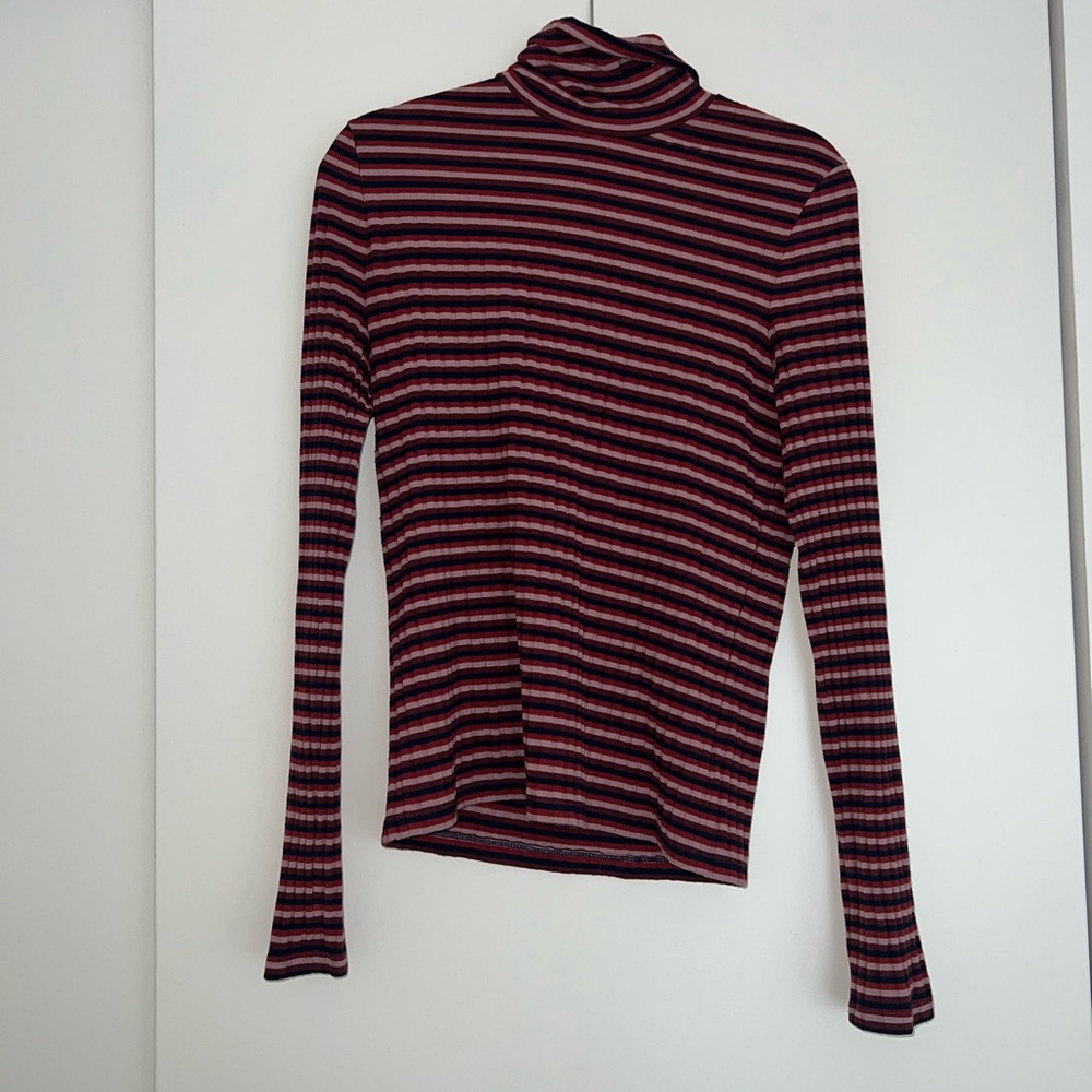 Madewell striped turtleneck